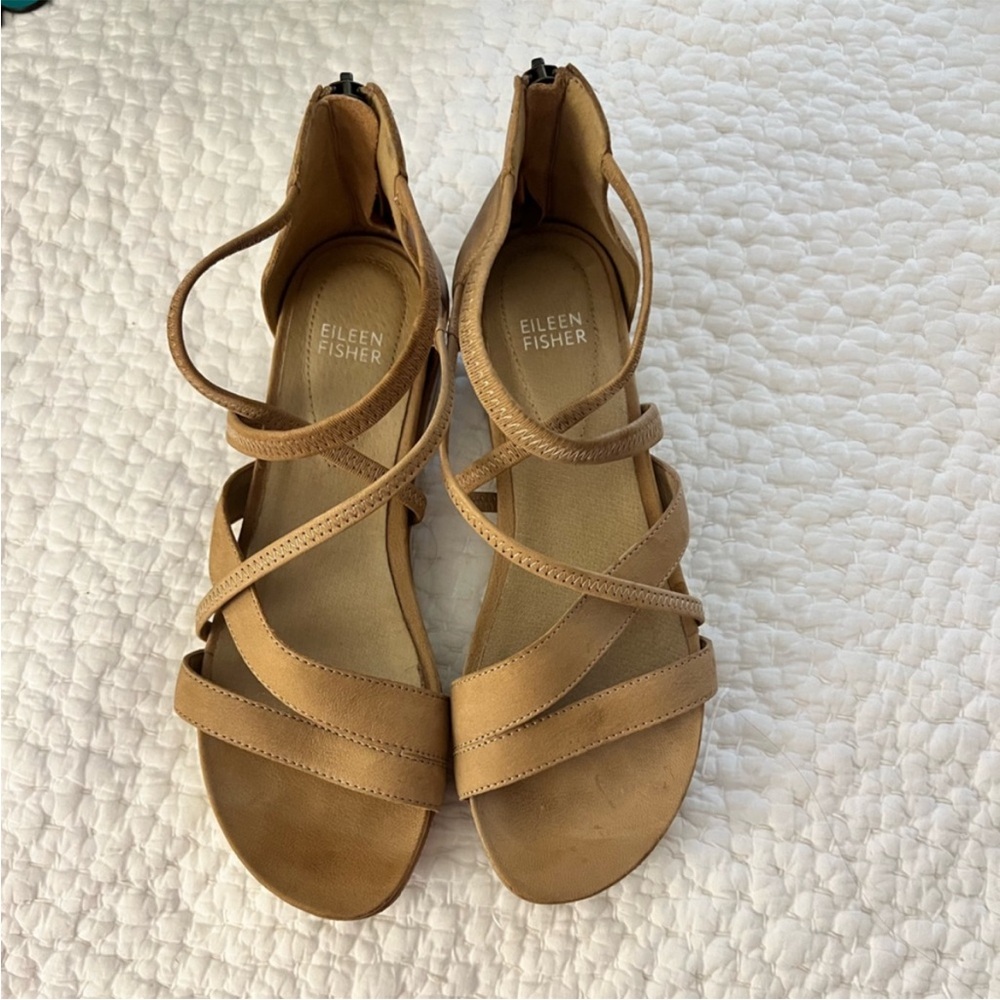 Eileen Fisher Tan Women's Sandals
